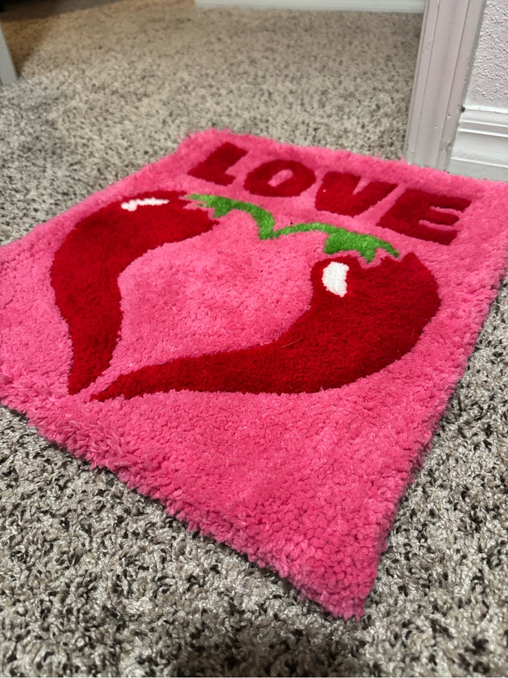 Small Handmade Rug - Picture 2 of 3